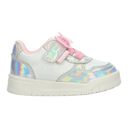 Tenis Yuyin Niña Casual Cinta Adhesiva Plateado Infantil T15-18