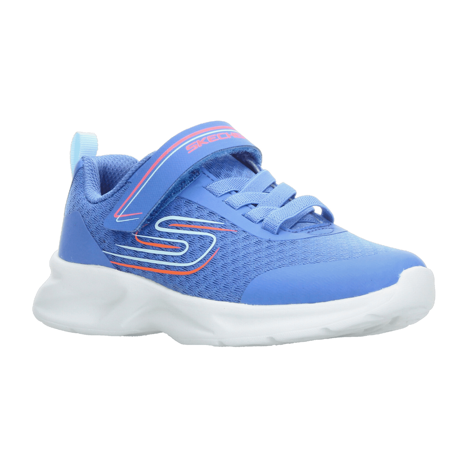 Tenis Skechers Niña Cinta Adhesiva Azul Infantil T17-22 — imagen 2