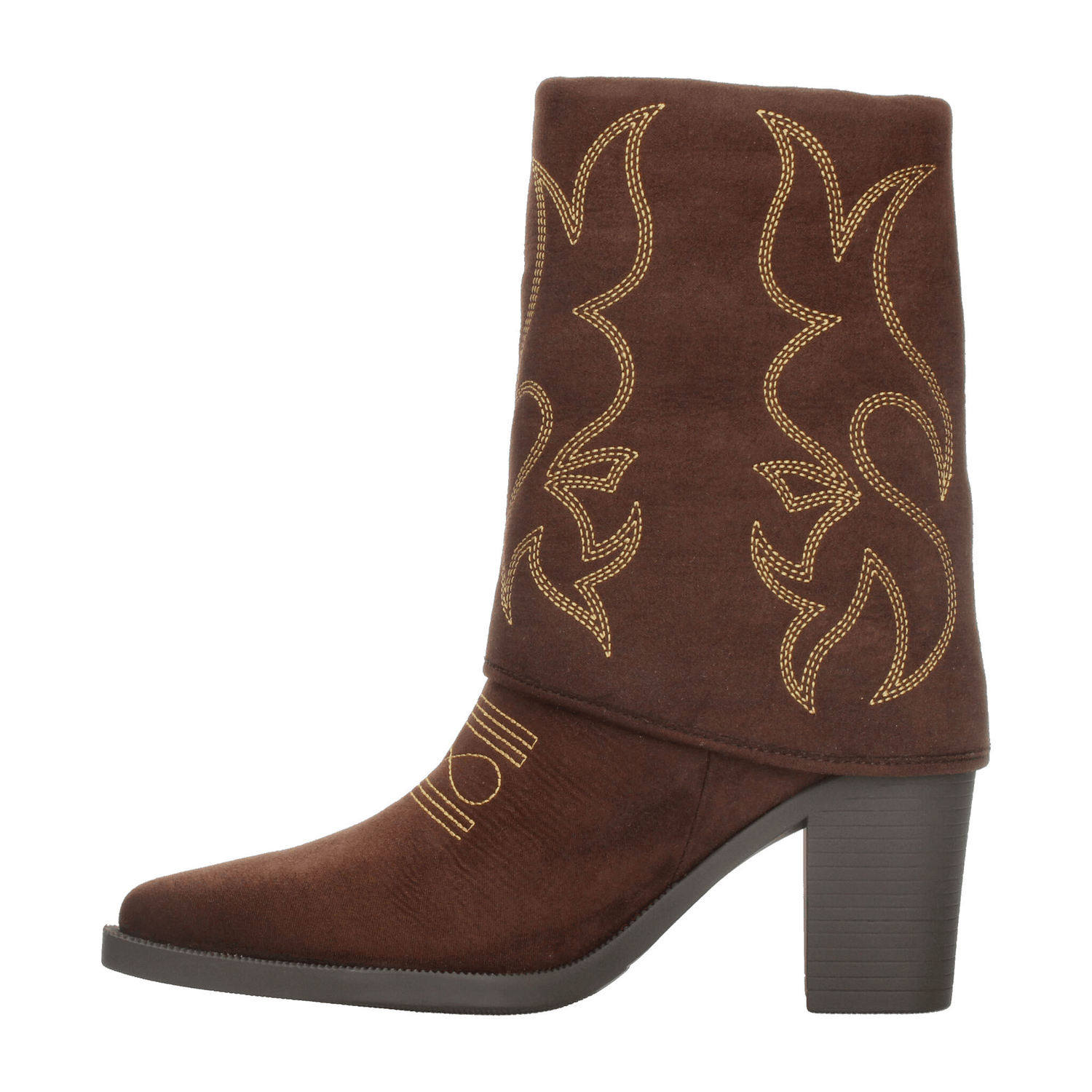 Bota Salamandra Dama Casual Vaquera Moda Café Mujer — imagen 5