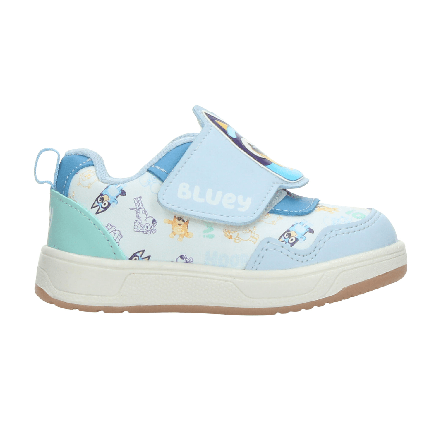 Tenis Bluey Niña Casual Cinta Adhesiva Azul Infantil T12-15 — imagen 1