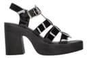 Sandalias Green Love Dama Tacón 9cm Casual Negro Mujer