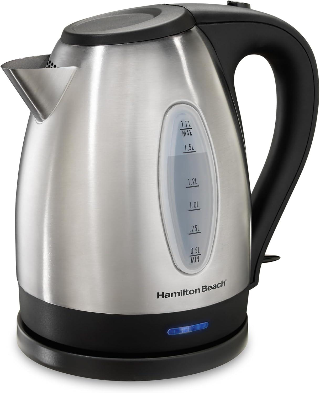 Hervidor Eléctrico Tetera Hamilton Beach 40880 1.7 L — imagen 1