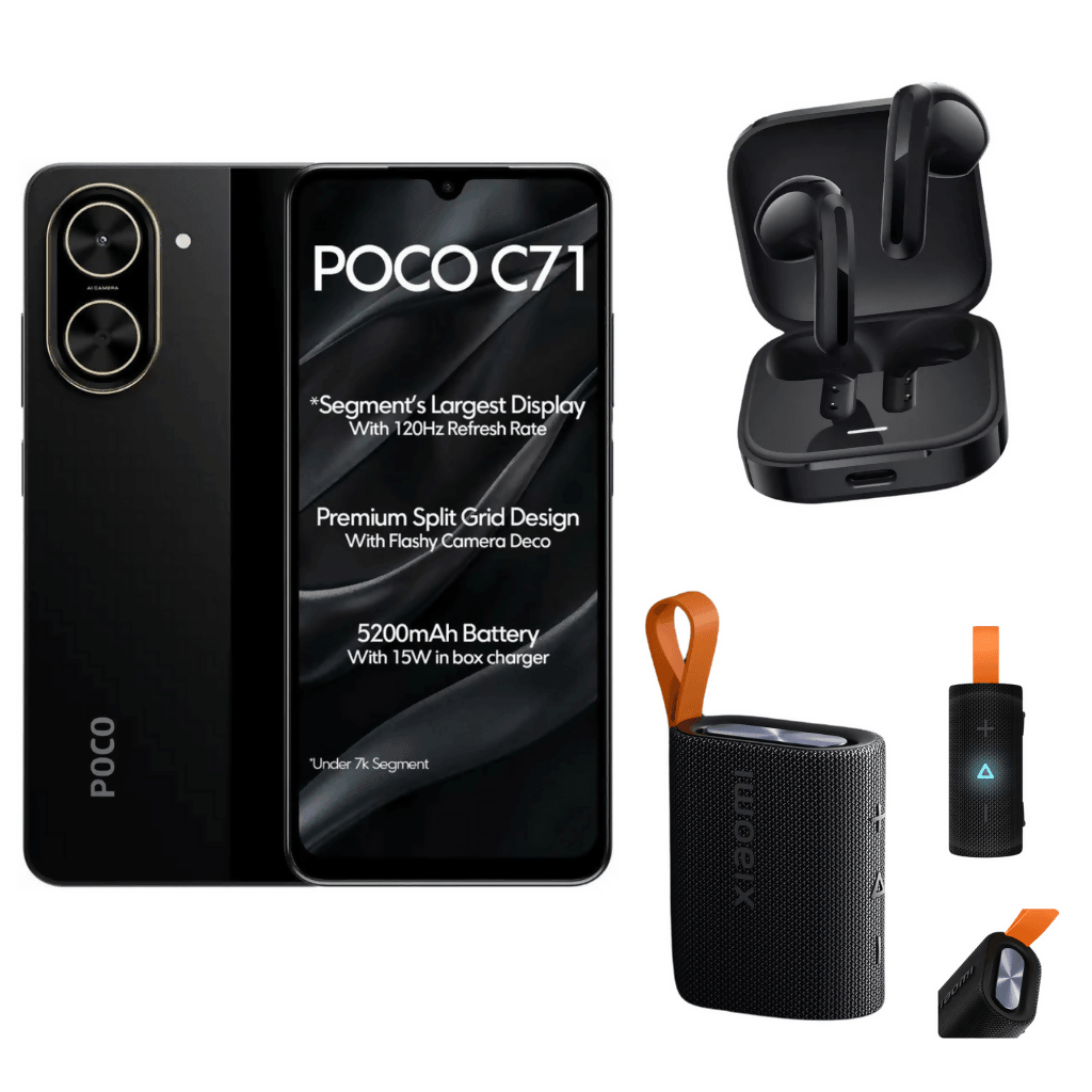 Xiaomi Poco C71 128gb Rom/4gb Ram + Buds 6 Active + Bocina Xiaomi Sound Pocket — imagen 2