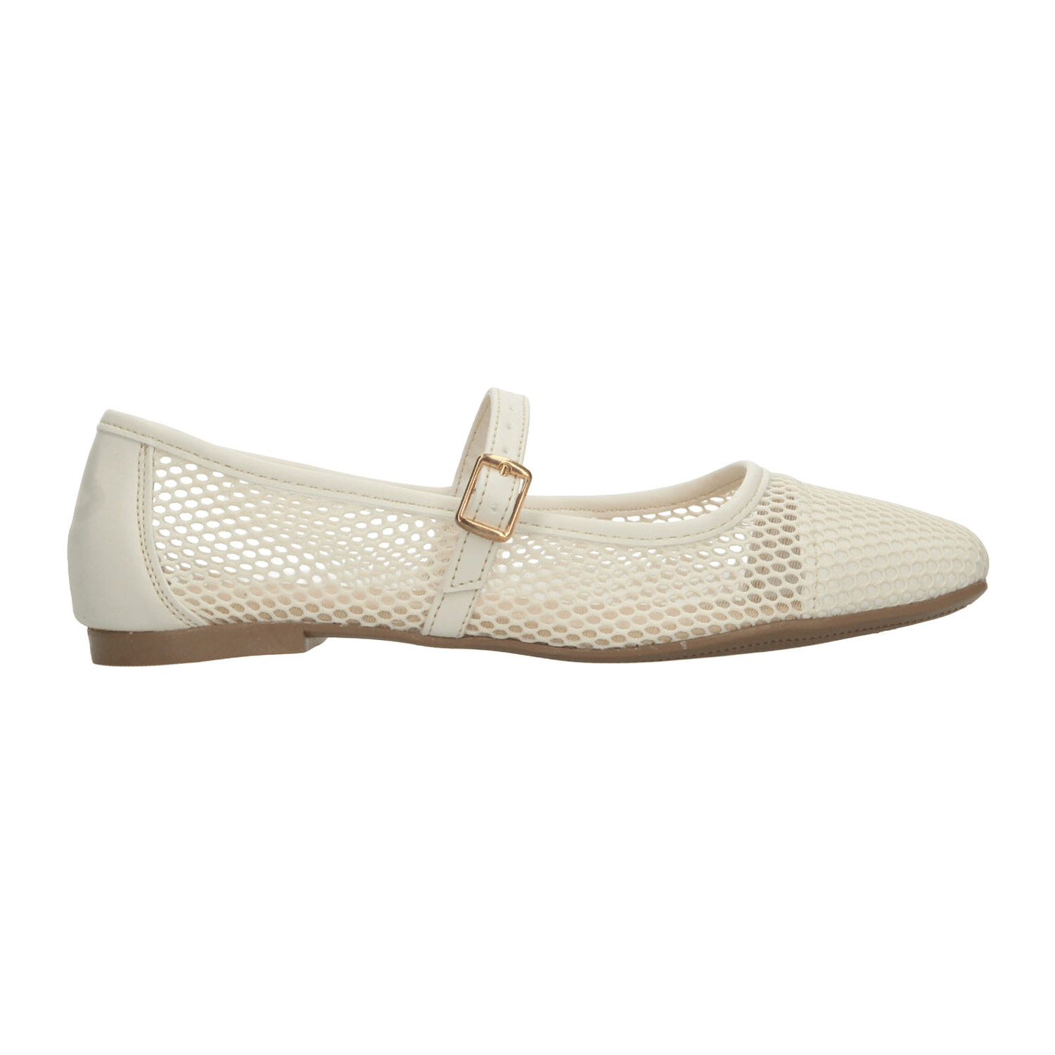 Flats Dama Paulina Blanco Mary Jane Casual Mujer — imagen 2