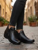 Botin Calzado Pazstor Dama De Piel 1179787