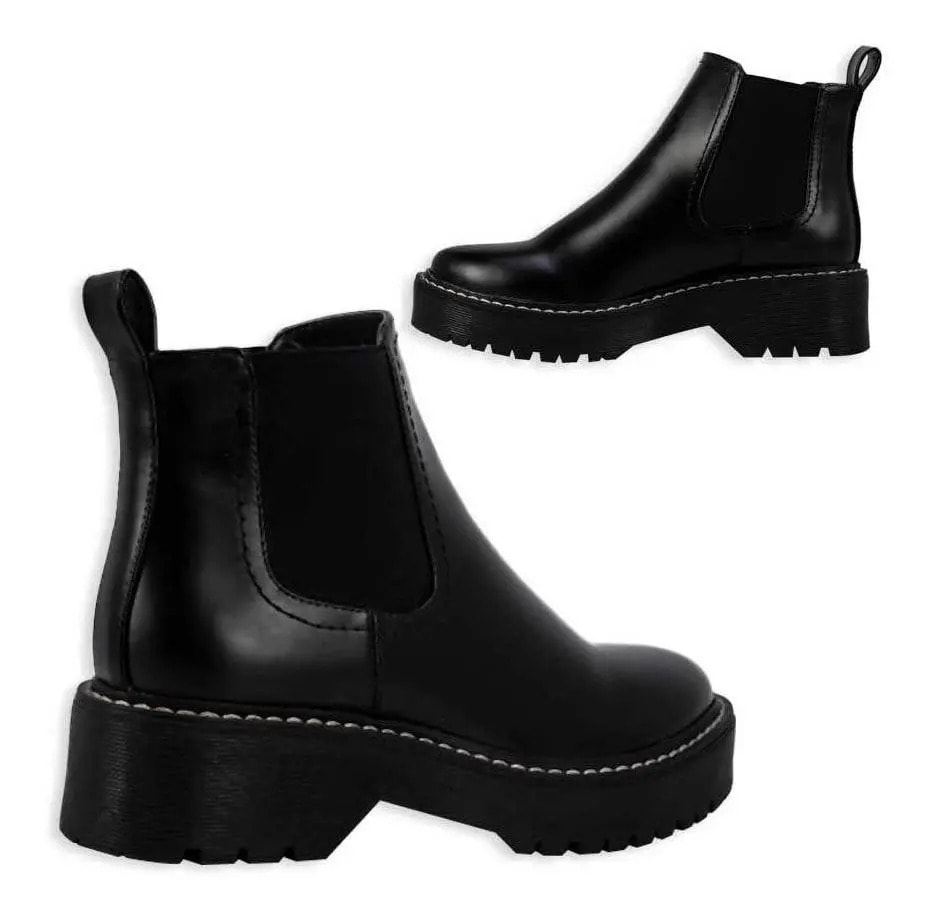 Bota Chelsea Goodyear Sintético Bajo Para Mujer — imagen 8