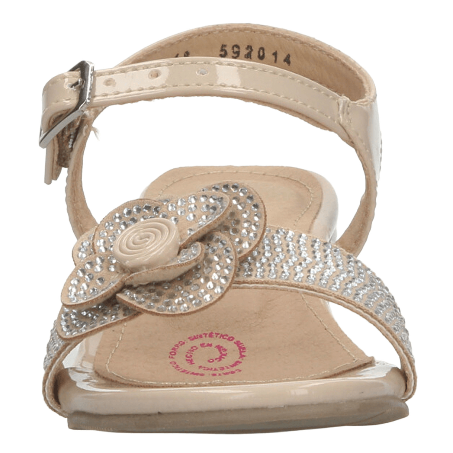Sandalia Tropicana Niña Fiesta Tacón Beige Infantil T18-22 — imagen 6