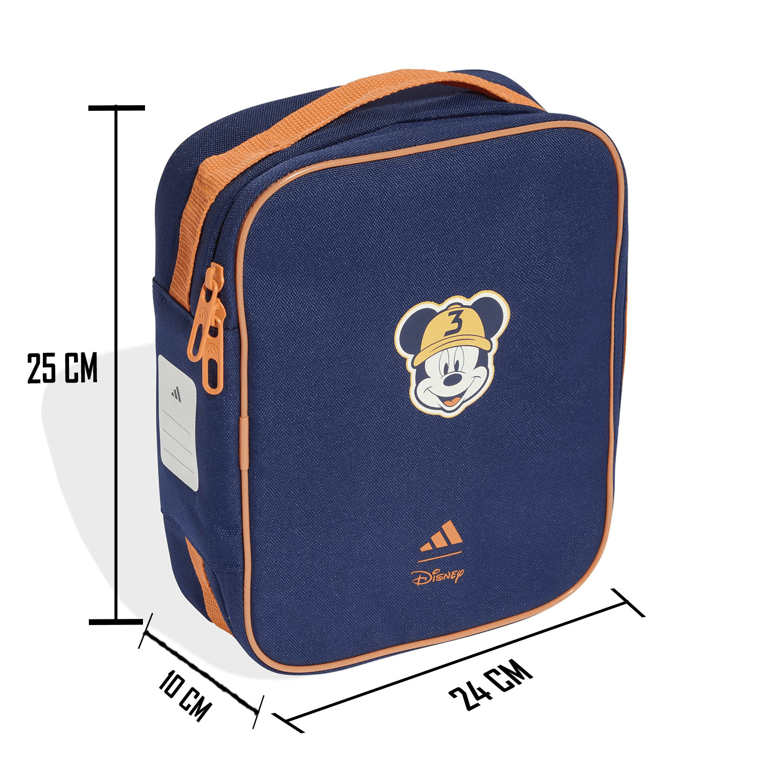 Lonchera Niño Adidas Mickey Mouse Disney Azul Escolar — imagen 7