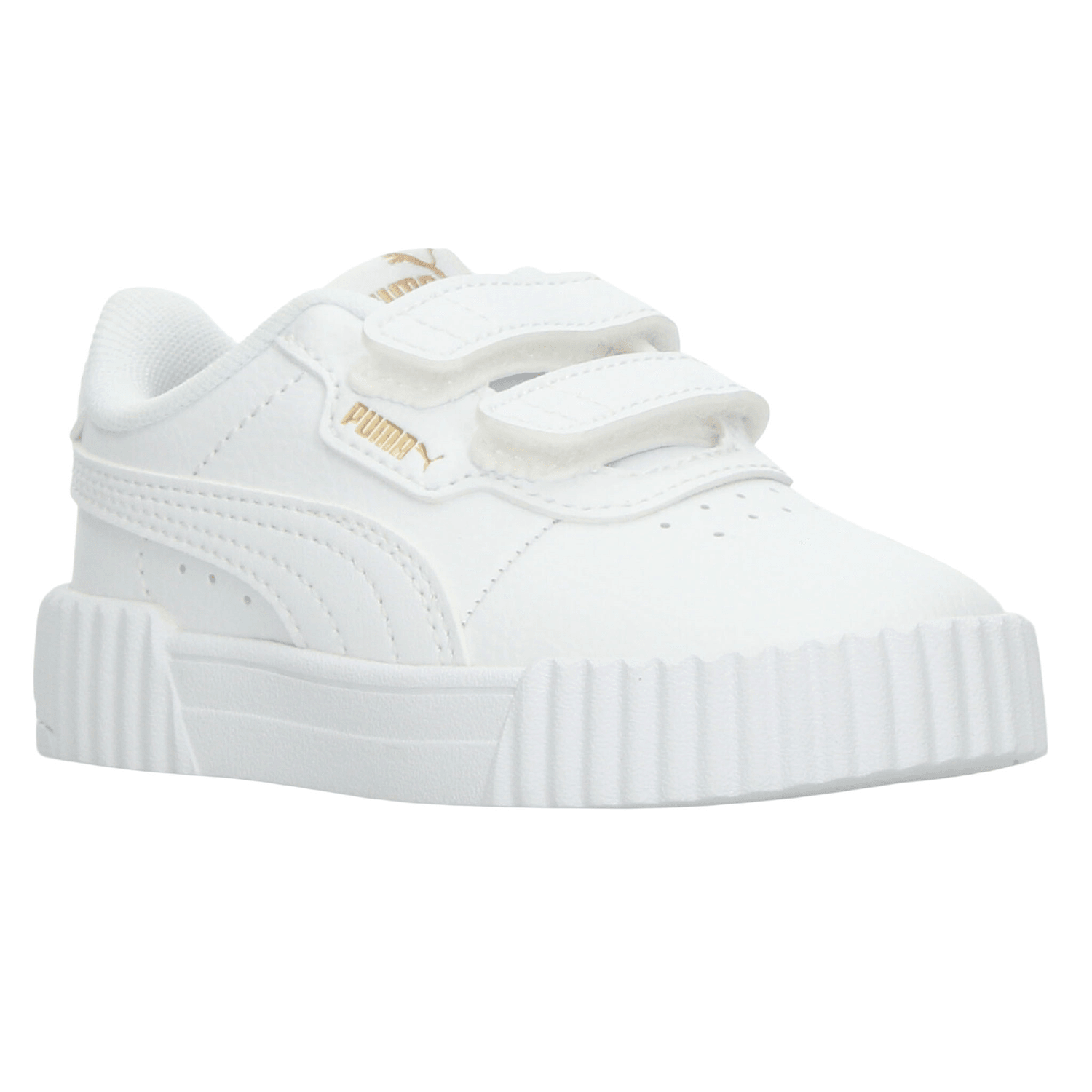 Tenis Puma Carina 3.0 Niña Blanco Escolar Infantil T10-17 — imagen 3