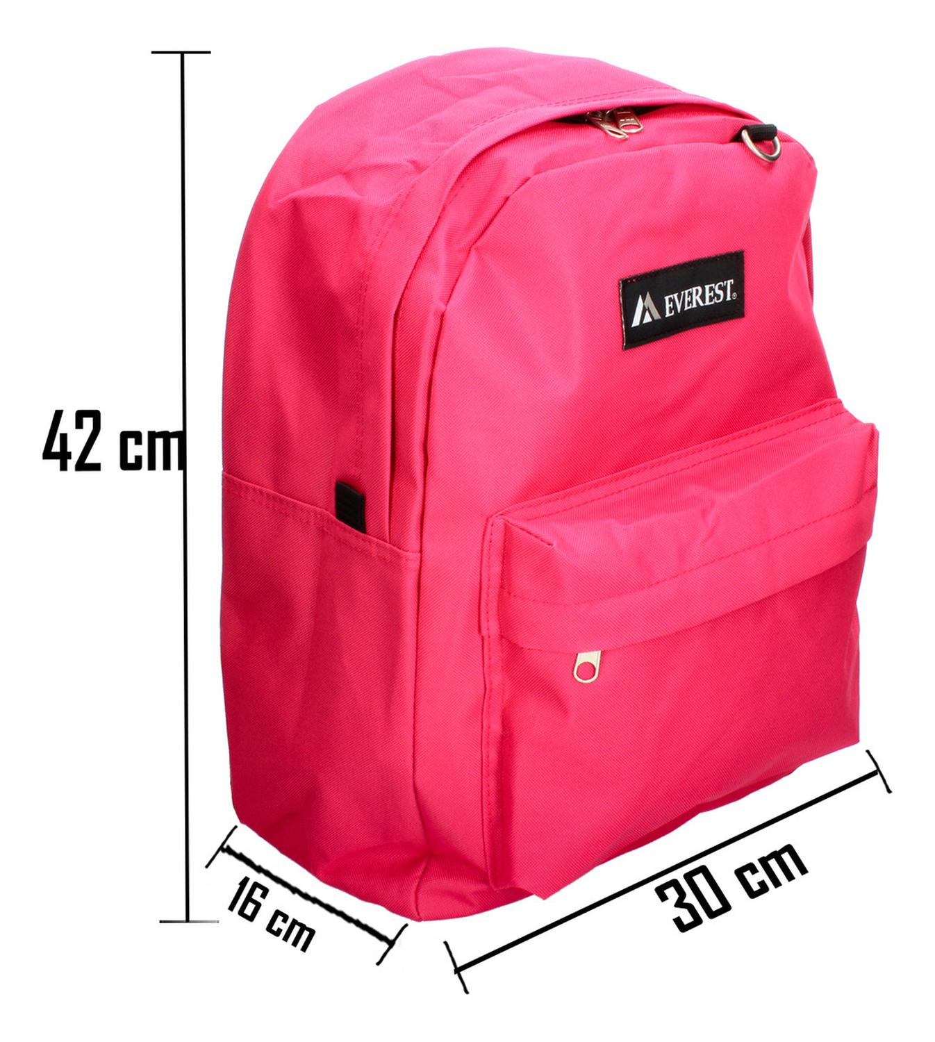 Mochila Unisex Everest Rosa Escolar — imagen 5