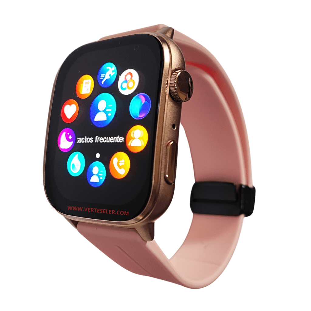 G-Tide S6 Pro Smartwatch – Innovación, llamada, notificaciones, correas metálicas,deportes,salud.Dorado. — imagen 8