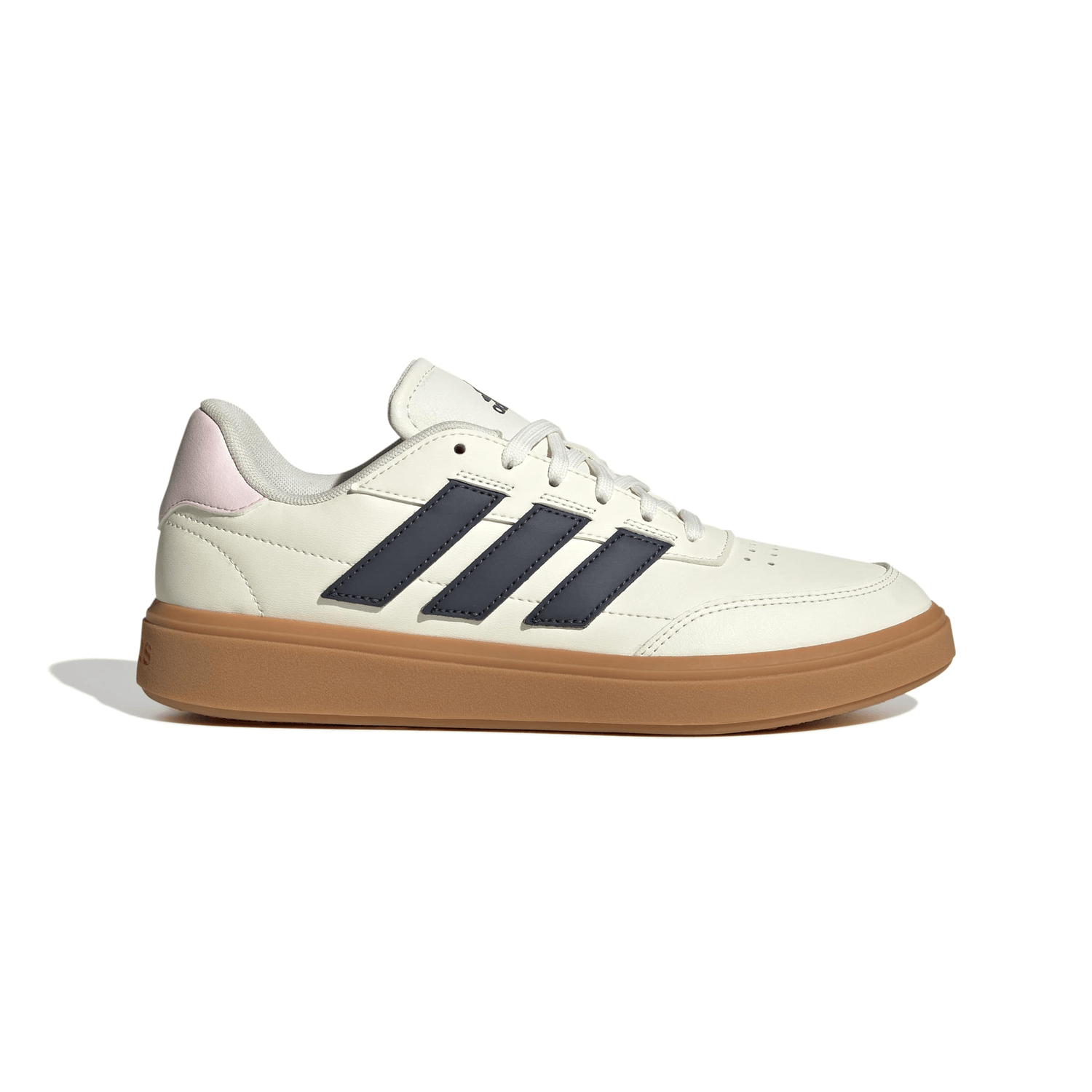 Tenis Dama Adidas Courtblock Beige Casual Mujer — imagen 2