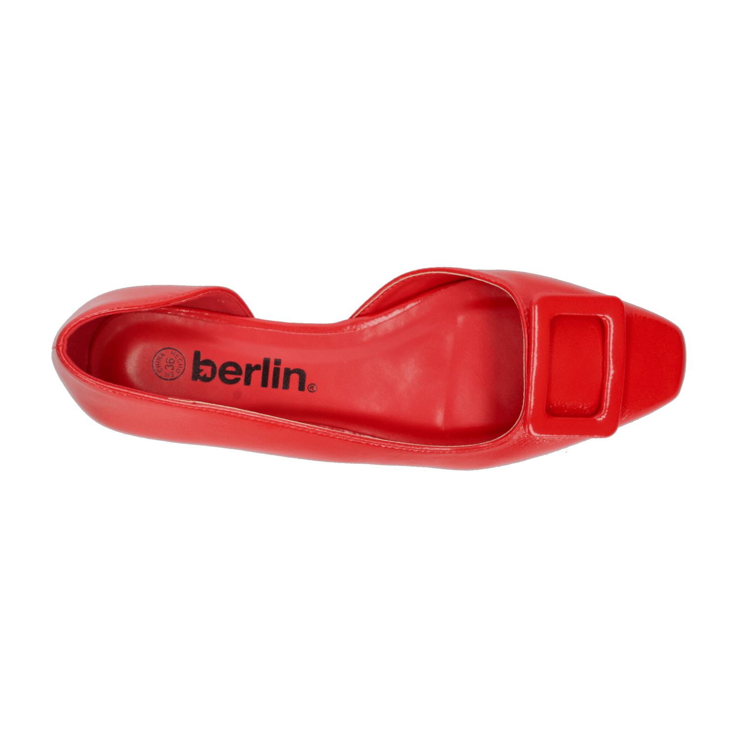 Flats Berlin Dama Casual Rojo Mujer — imagen 8