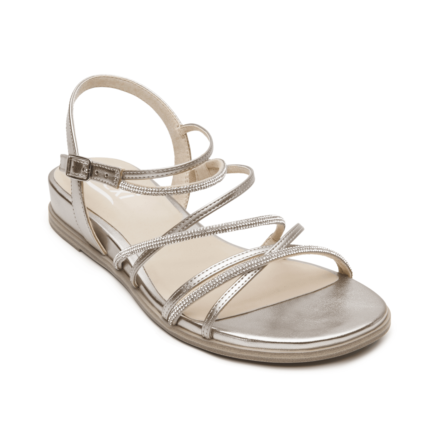 Sandalias Dama Flexi Dorado Casual Mujer — imagen 3