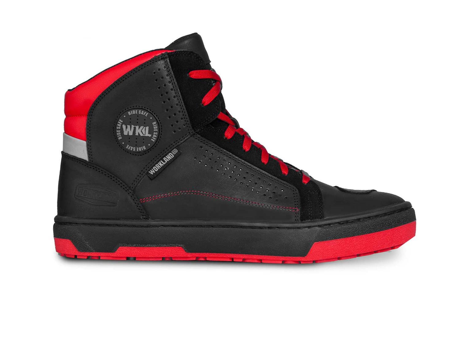 Tenis Motociclista Hombre Botin Moto Biker Wkl 80202 NR — imagen 2