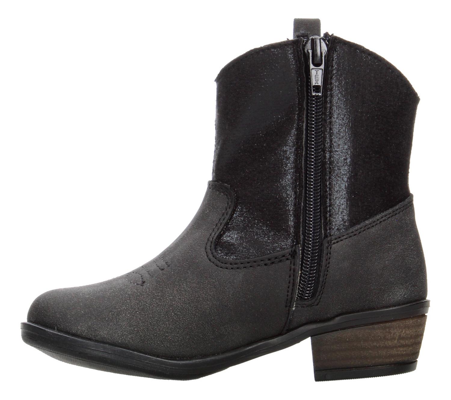 Bota Jakuna Niña Vaquera Casual Negro Infantil T18- 22 — imagen 5