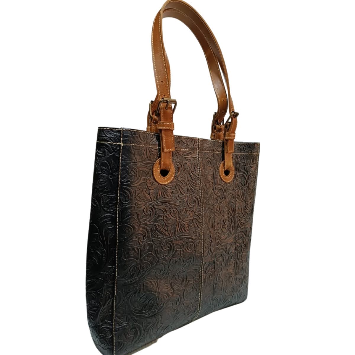 Bolsa Piel Legitima Elegante Cuero Genuino Para Mujer Handbags Tote — imagen 15