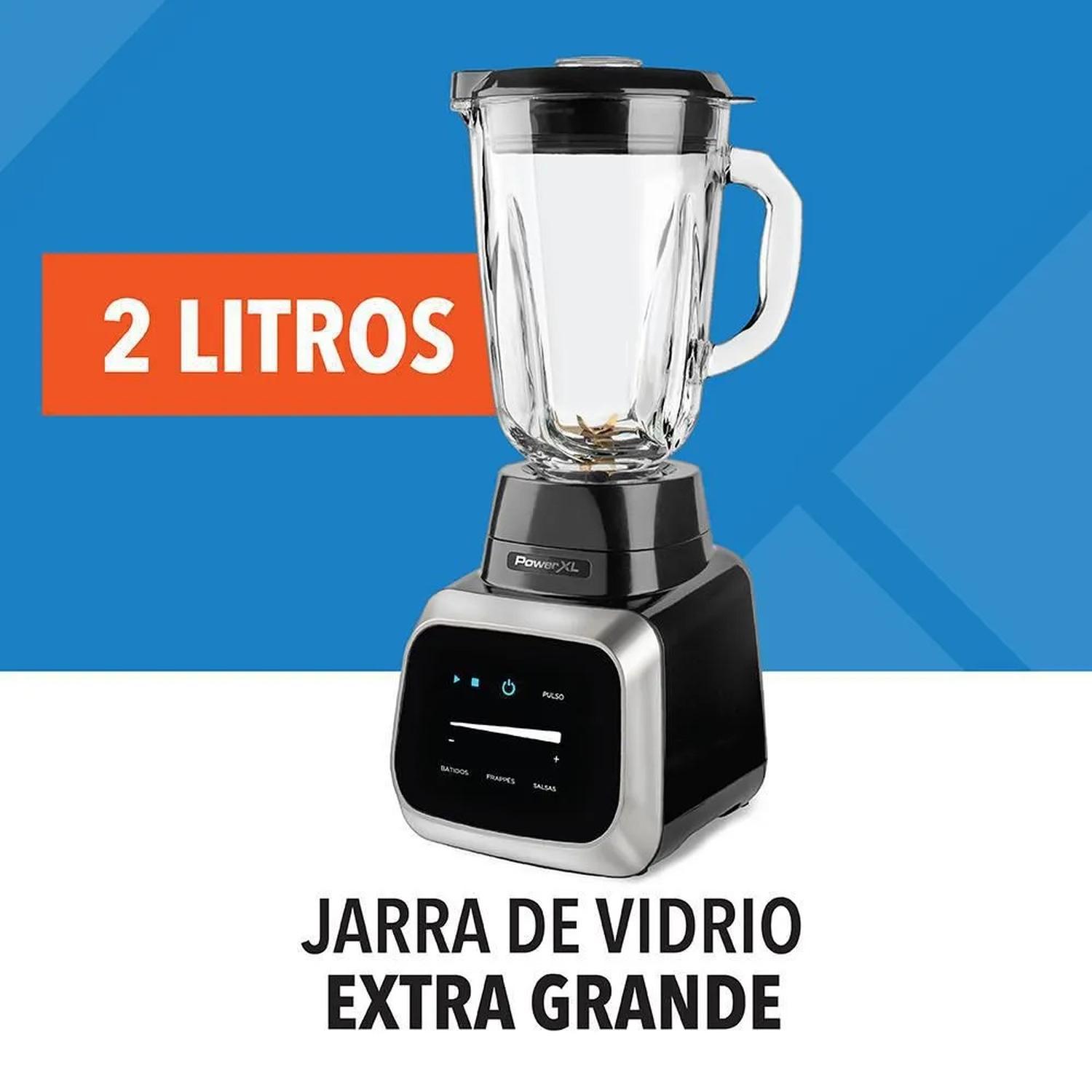 LICUADORA POWER XL BL6018-0BPLA DIGITAL VASO DE VIDRIO 2 LT — imagen 2