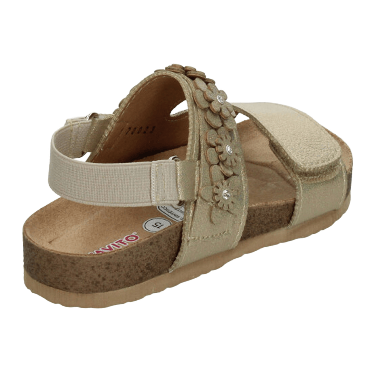 Sandalias Vavito Niña Dorado Casual Infantil T18-22 — imagen 4