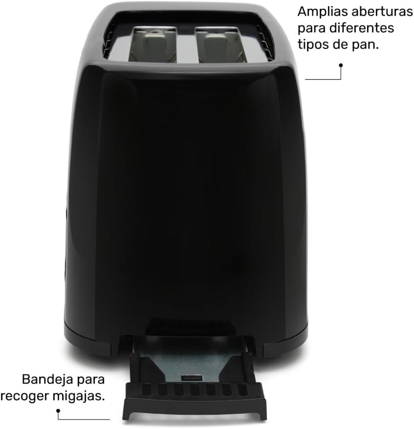 TOSTADOR TAURUS LUCERNA 6 AJUSTES DE TEMPERATURA NEGRO — imagen 4