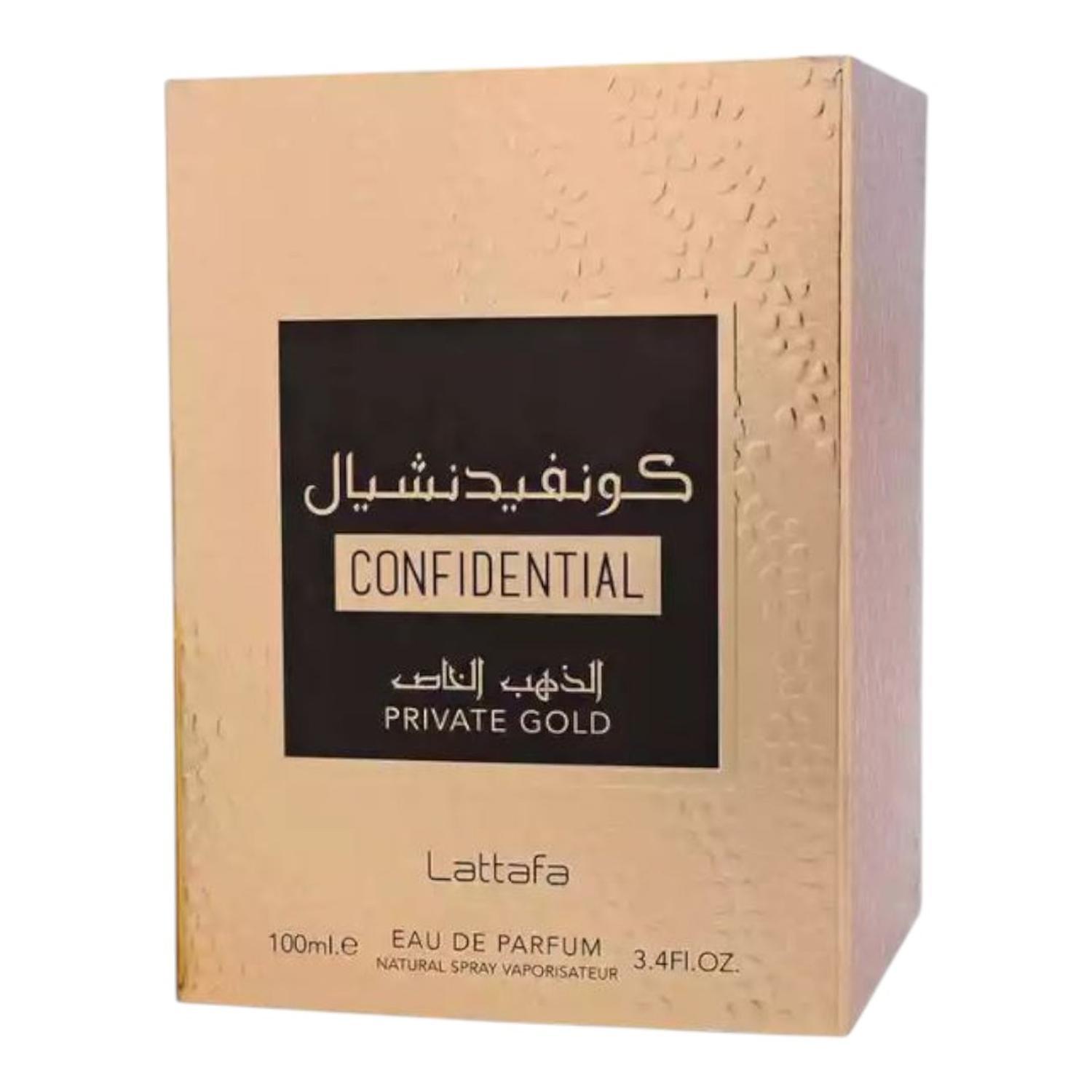 LATTAFA CONFIDENTIAL PRIVATE GOLD EDP 100 ML — imagen 2