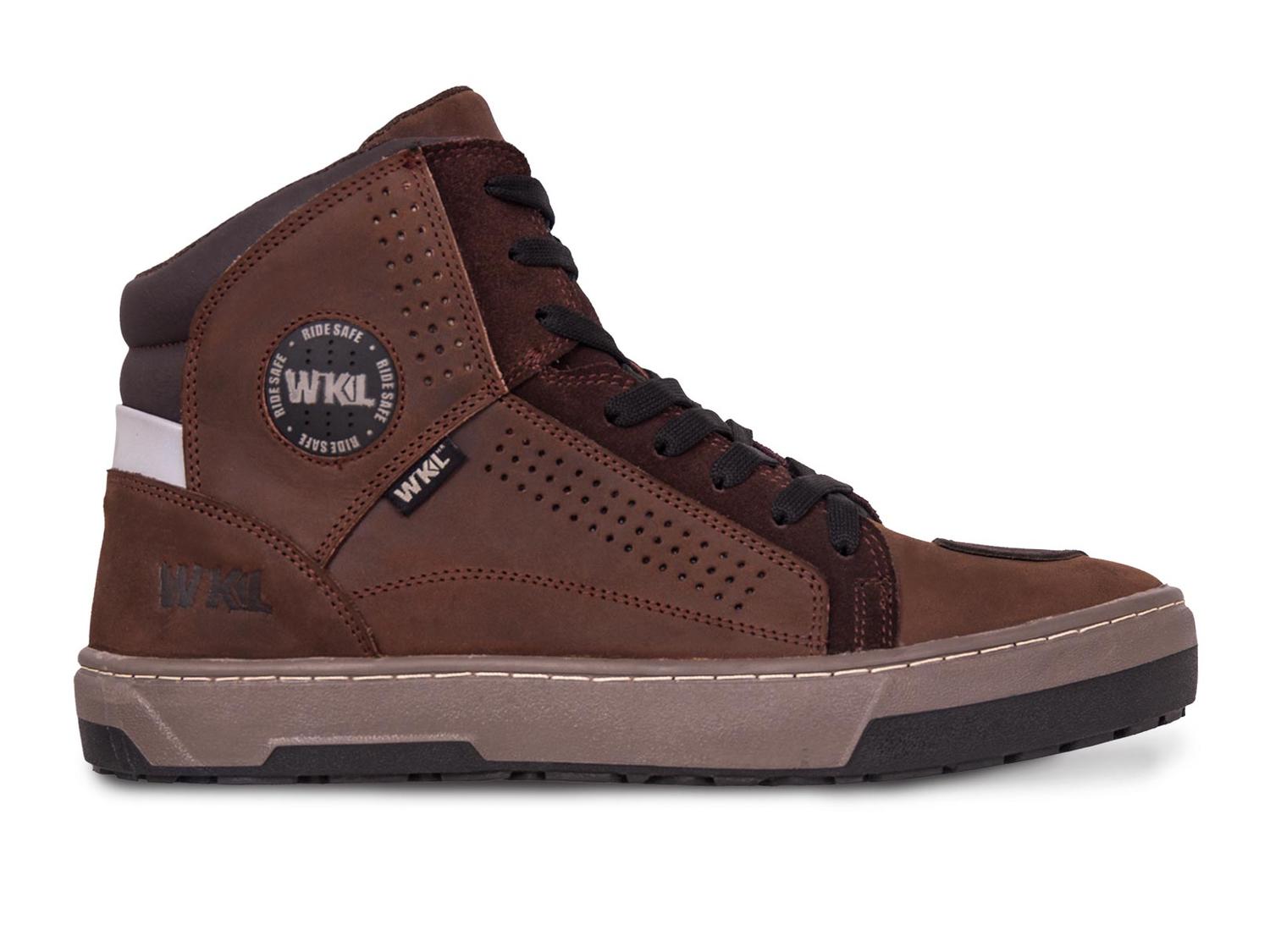 Tenis Motociclista Hombre Botin Moto Biker Wkl 80202 Chocolate — imagen 3