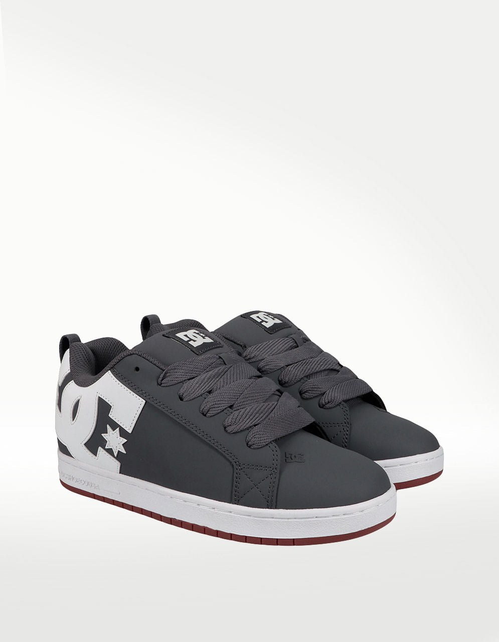Tenis DC Shoes Court Graffik Gris - Hombre — imagen 5