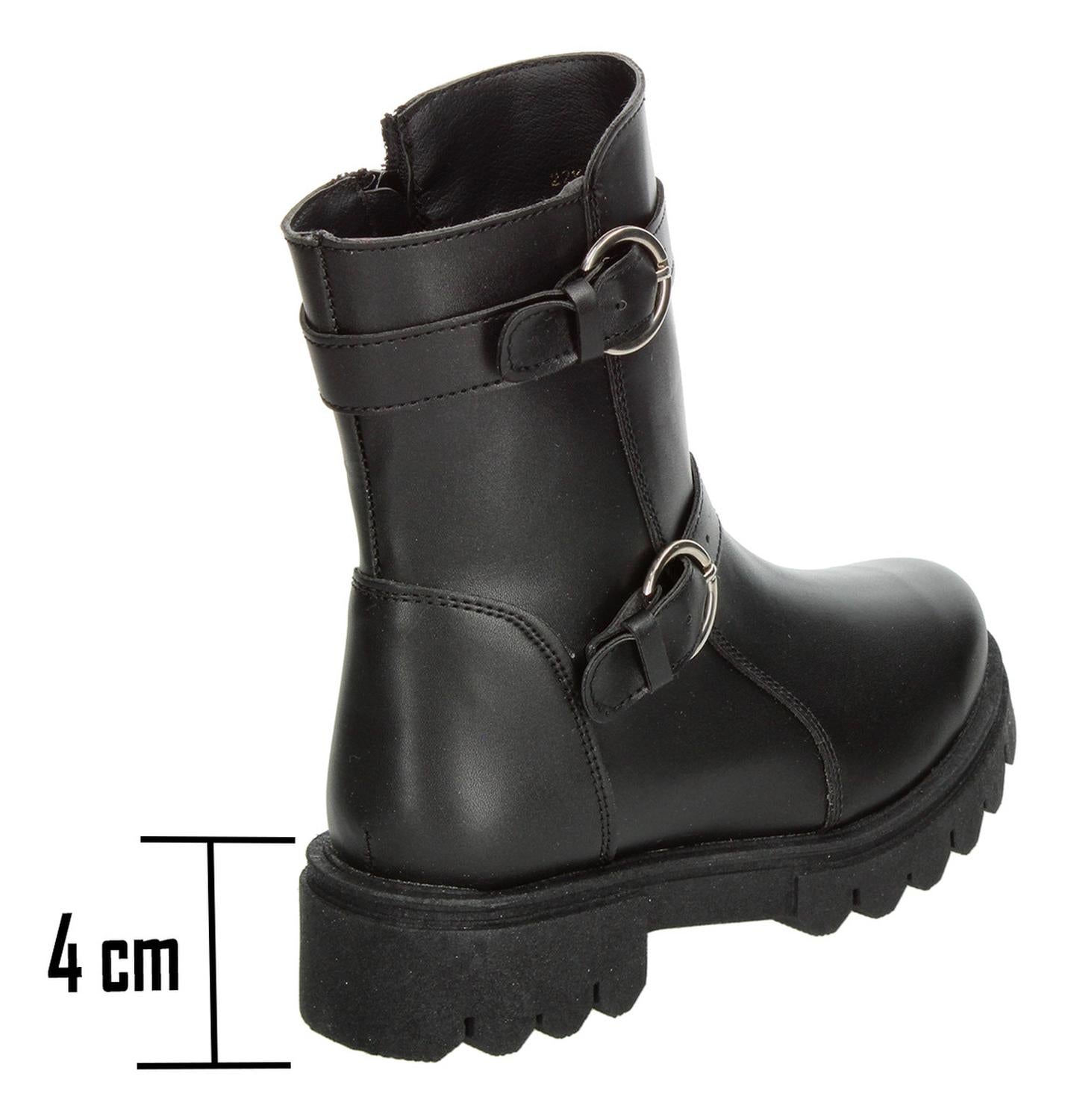Bota Niña Jakuna Negro Casual Infantil T22-26 — imagen 4