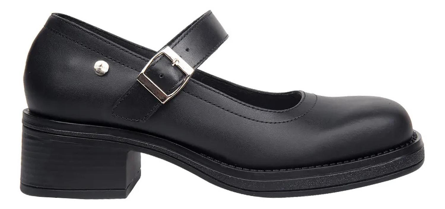 Zapato Escolar Zapatos Chabelo Niña De Piel Liso 1337386 — imagen 1