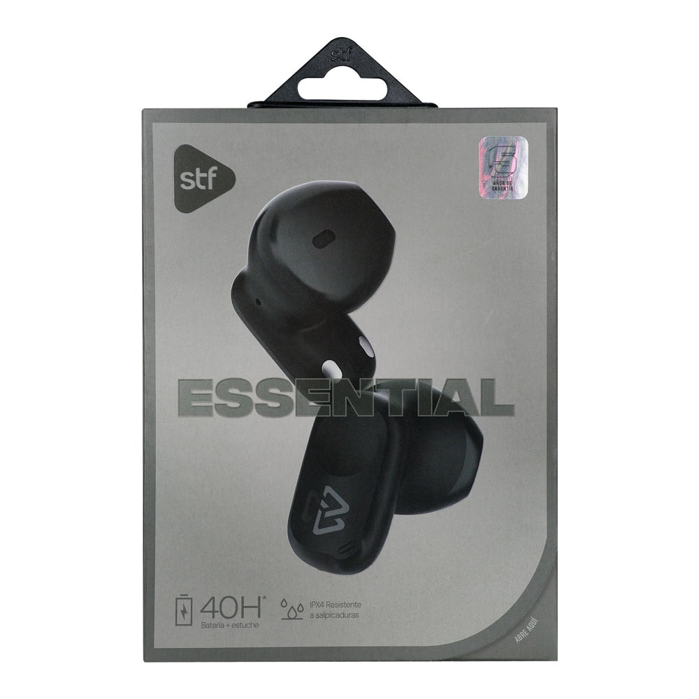 Audífonos Inalámbricos Tws Essential STF 40hrs Uso Protección IPX4 Negro — imagen 13