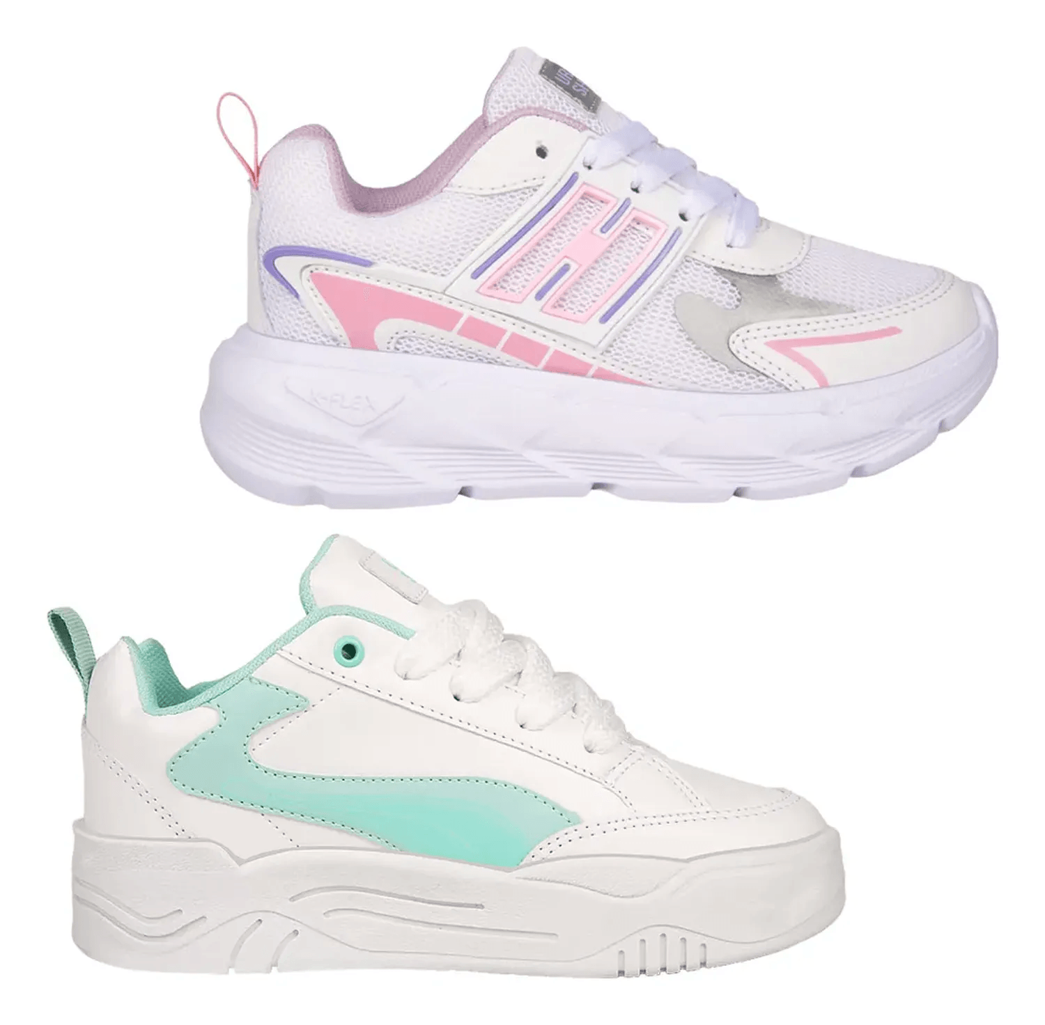 Tenis Escolar Urban Shoes Niña Kit 2 Pares Liso 1342222 — imagen 7