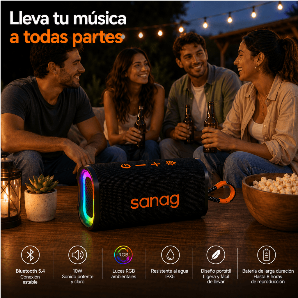 SMARTWATCH XIAOMI REDMI WATCH 6 ACTIVE (ORANGE) + BOCINA SANAG M15 (NEGRA) — imagen 11