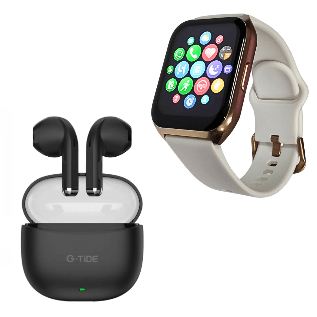 Filwans Gts Mini Smartwatch + Audífonos Bluetooth G-tide L21 — imagen 2