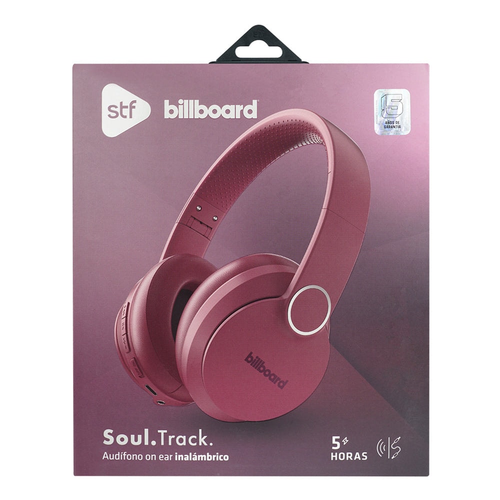 Audífonos Inalámbricos On Ear Soul Track STF Billboard 5hrs Uso Vino — imagen 10