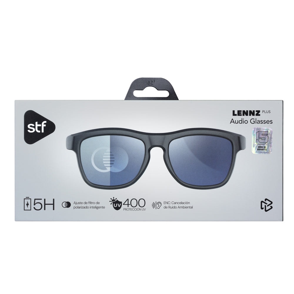 Lentes de Sol con Audio Lennz Plus Audio Glasses STF 5Hrs Uso Protección UV400 — imagen 18