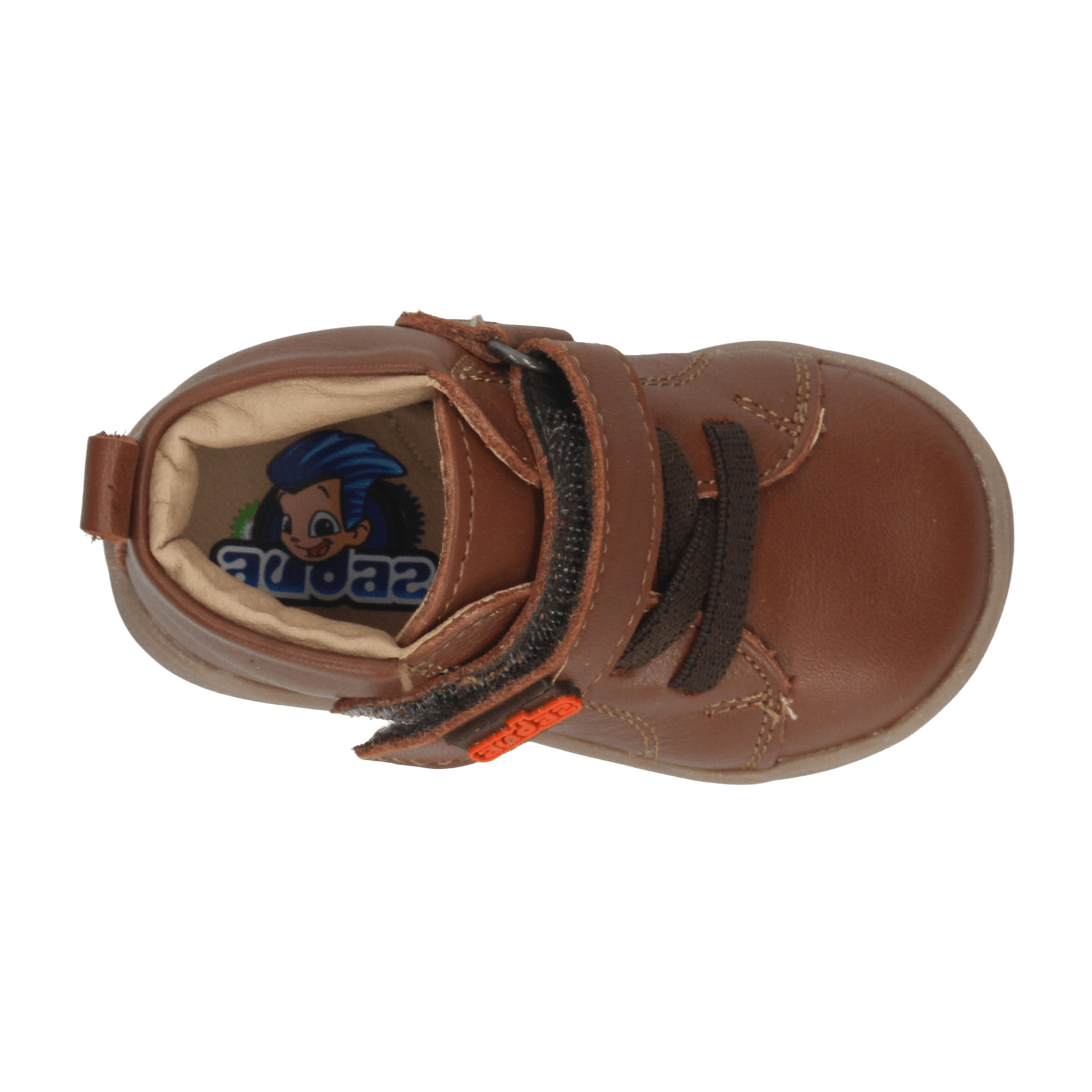 Bota Coqueta Niño Casual Cinta Adhesiva Café Infantil T11-14 — imagen 17