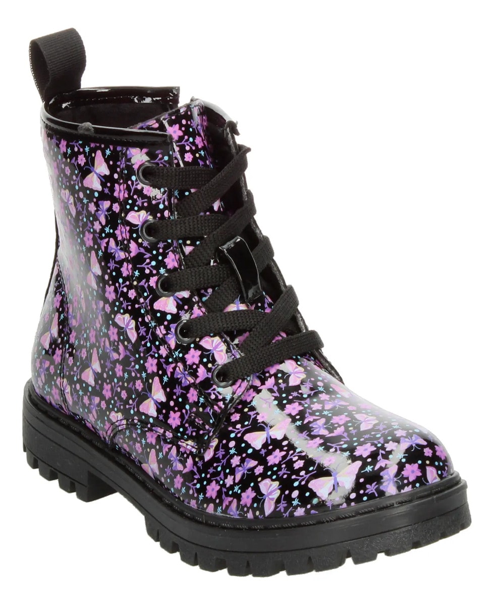 Botín Tropicana Niña Flores Casual Rosa Infantil T18-22 — imagen 13