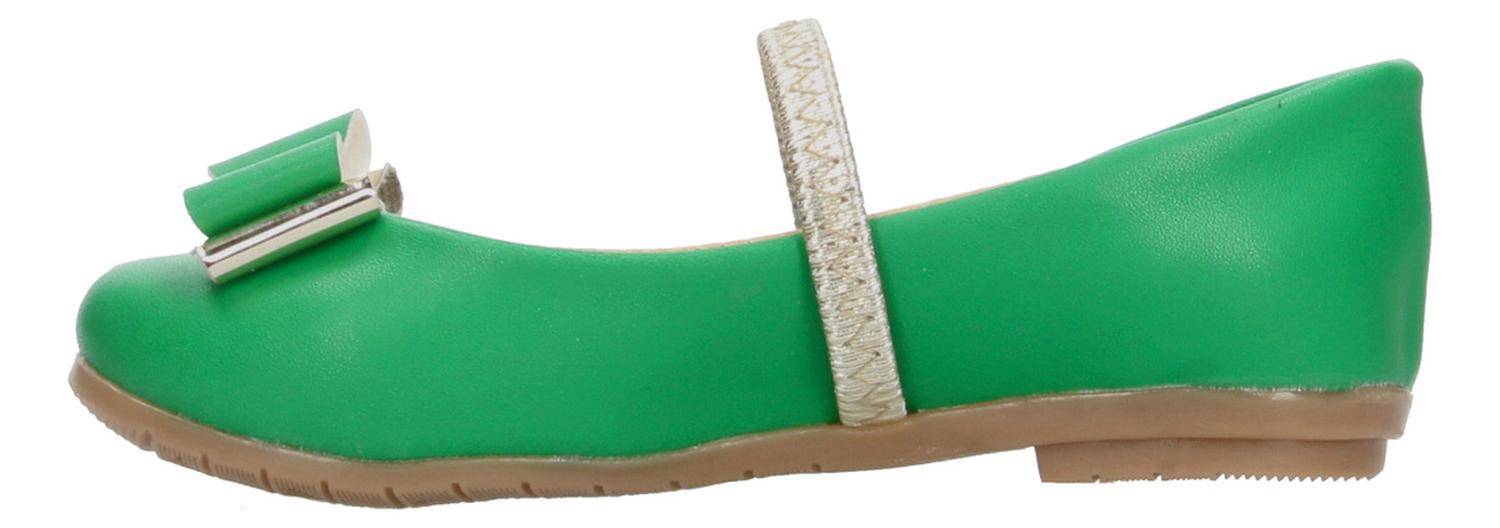Flats Niña Lady Lorens Verde Casual Infantil T15-22 — imagen 5