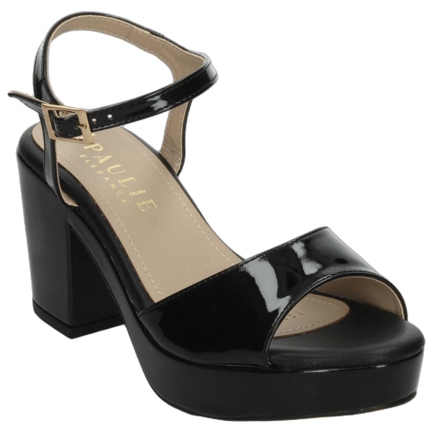 Sandalias Paulie Dama Fiesta Negro Mujer — imagen 4