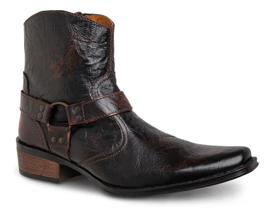 Botin Vaquero Hombre Urban Cowboy Café 40705 — imagen 9
