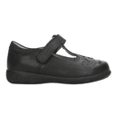 Zapato Vavito Niña Escolar Cinta Adhesiva Negro Infantil T15-18