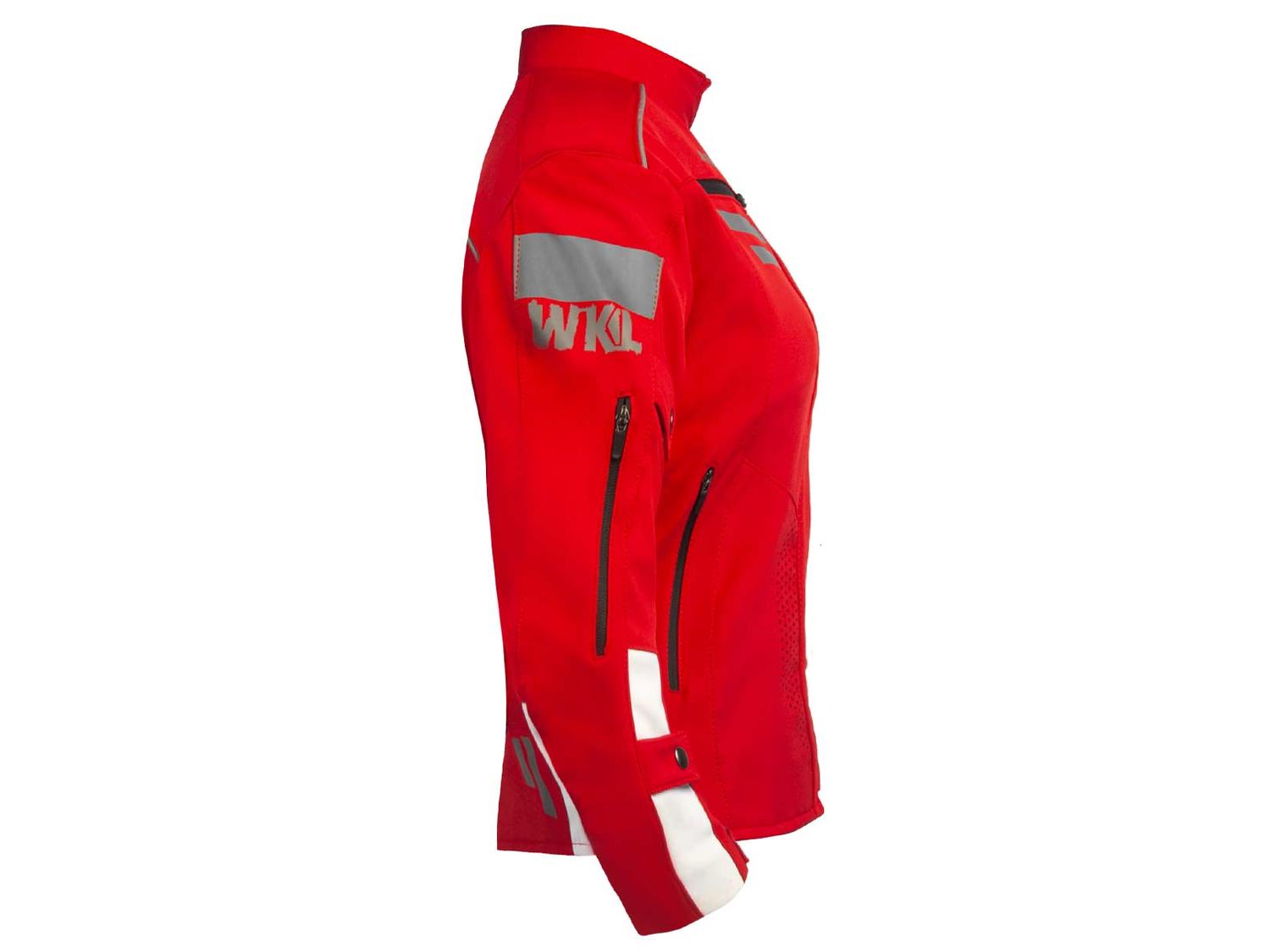 Chamarra moto mujer impermeable protecciones biker WKL 85 RO — imagen 4