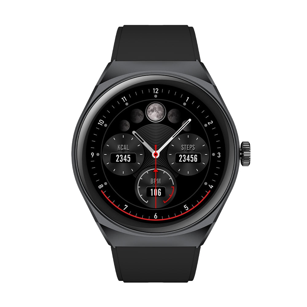 Smartwatch Reloj Kronos Trek STF Pantalla 1.38" Resistencia al agua IP67 Negro — image 2