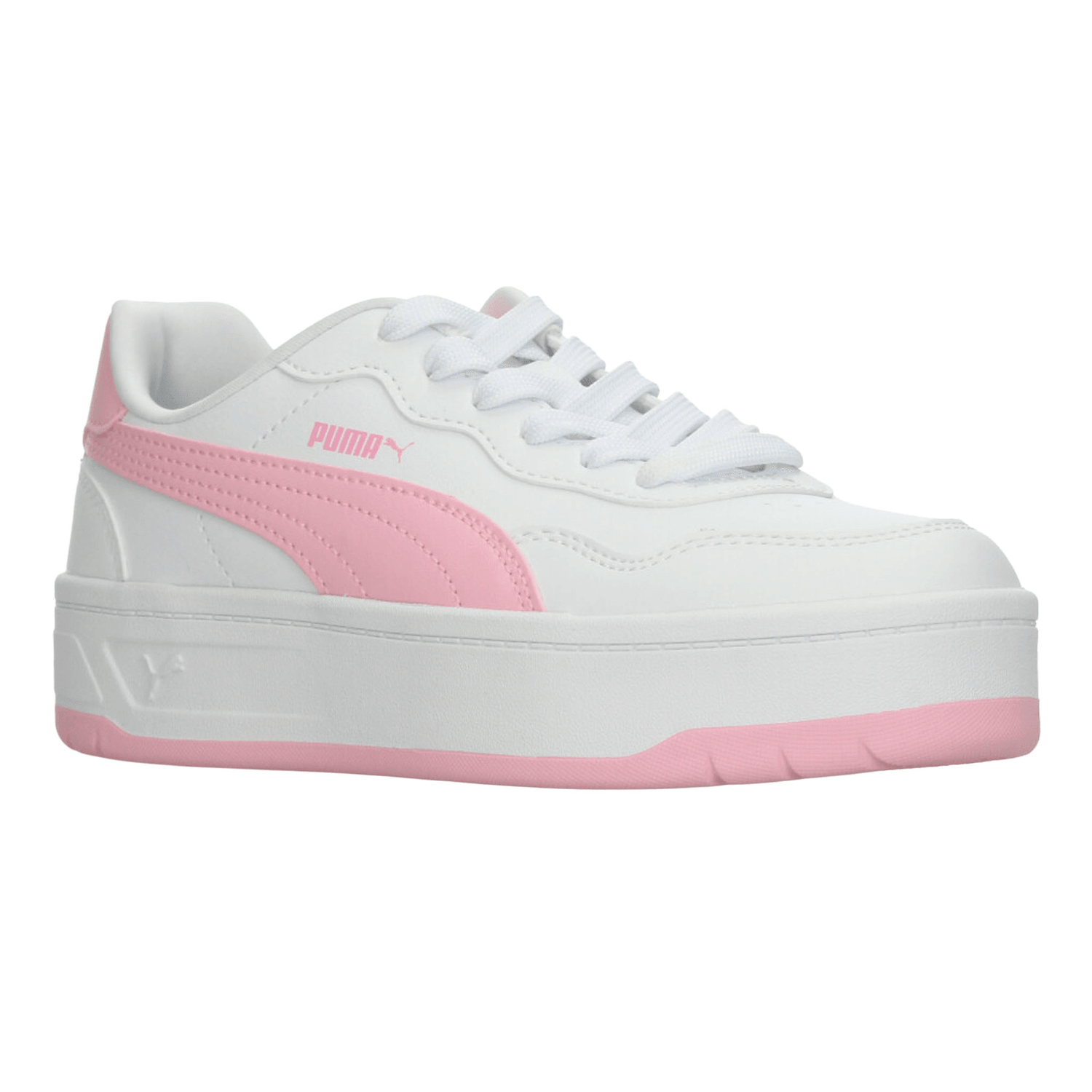 Tenis Puma Court Lally Skye Dama Casual Plataforma Rosa Mujer — imagen 2