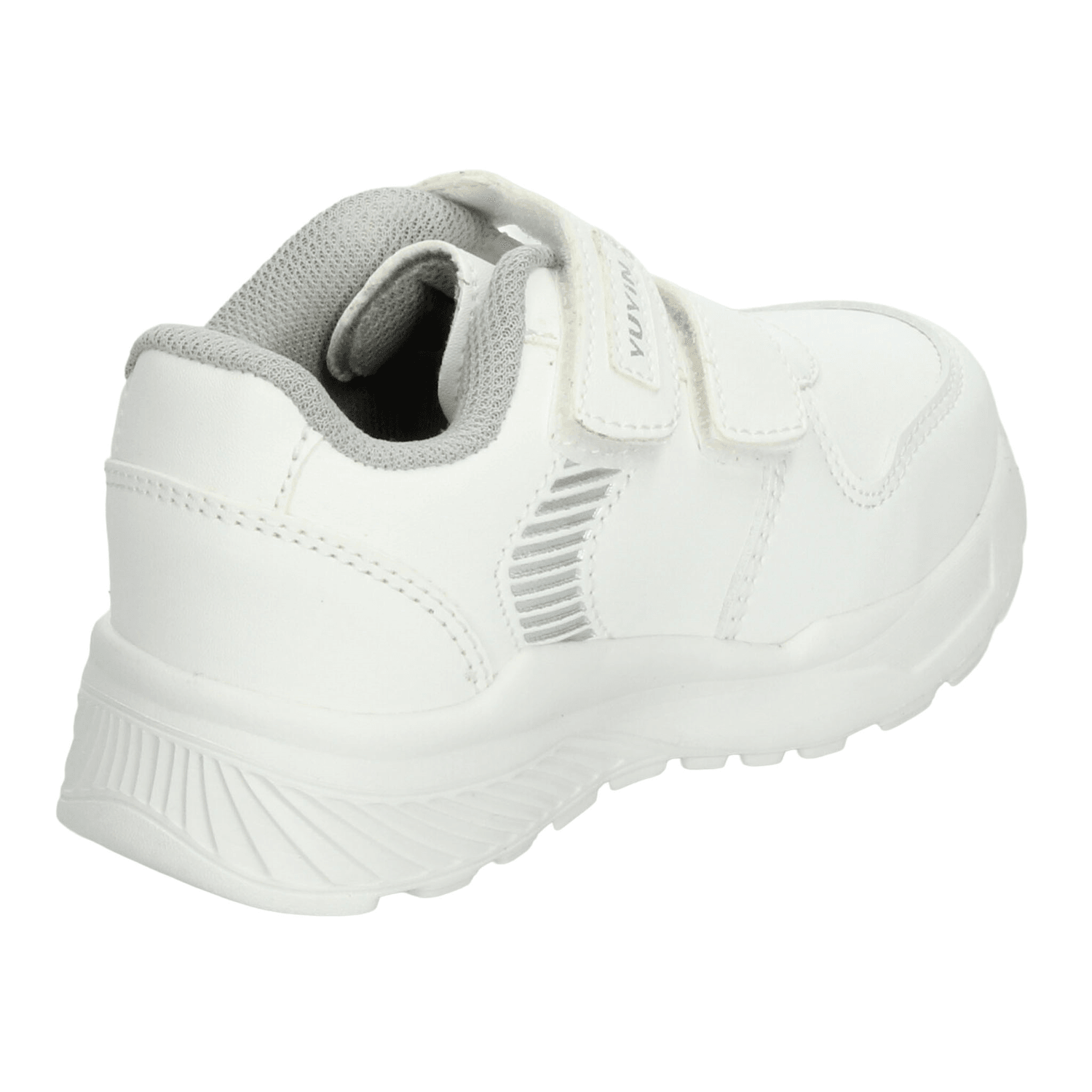Tenis Yuyin Niño Cintas Adhesivas Escolar Blanco Infantil T15-18 — imagen 3