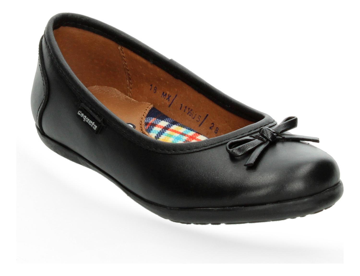 Zapato Coqueta Slip On Niña Escolar Negro Infantil T18-26 — imagen 2