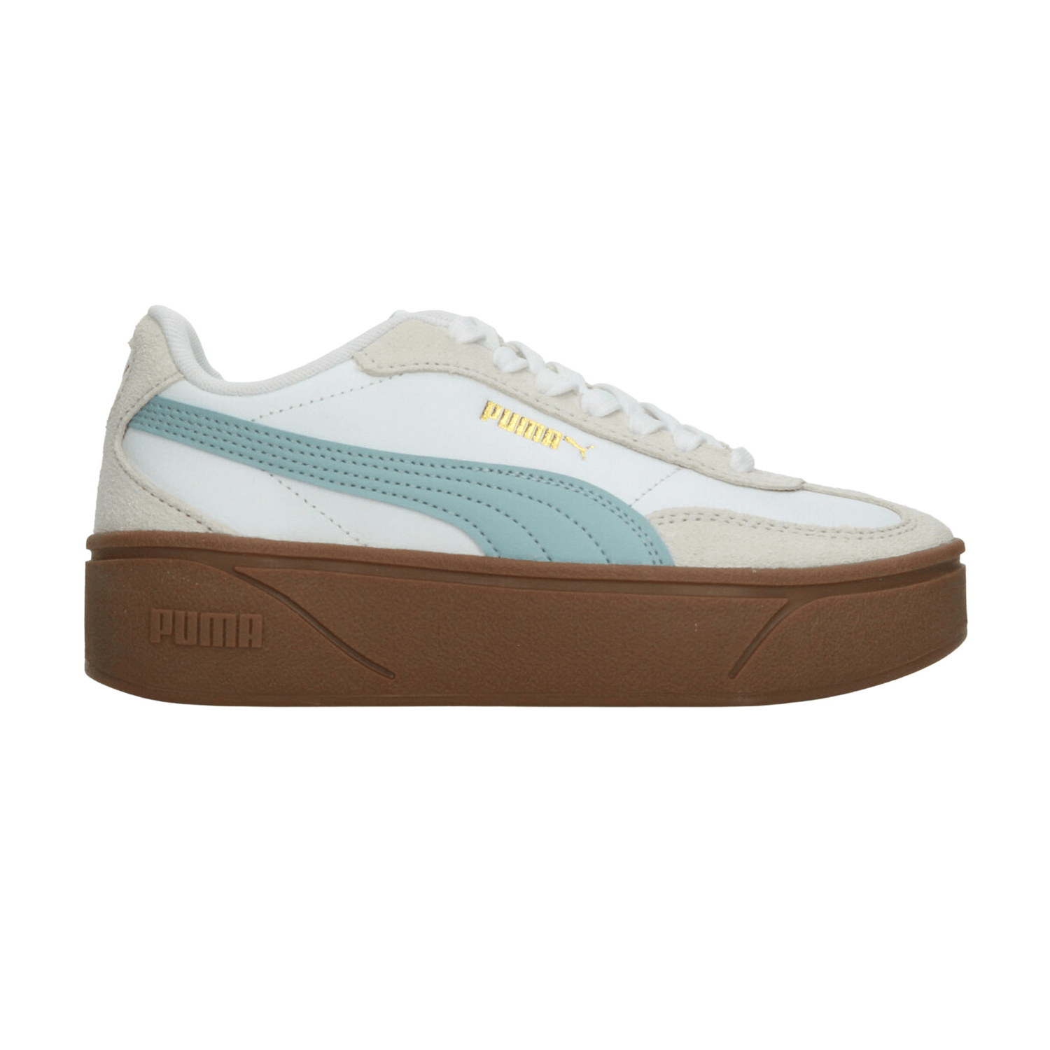 Tenis Dama Puma Club II Blanco Azul Casual Mujer — imagen 2