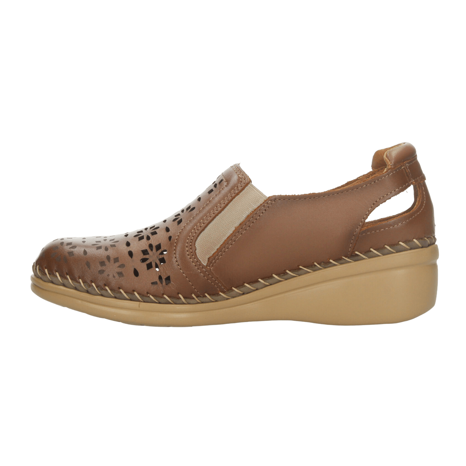 Zapato Lobo Solo Dama Confort Casual Plataforma Mujer Cafe — imagen 5