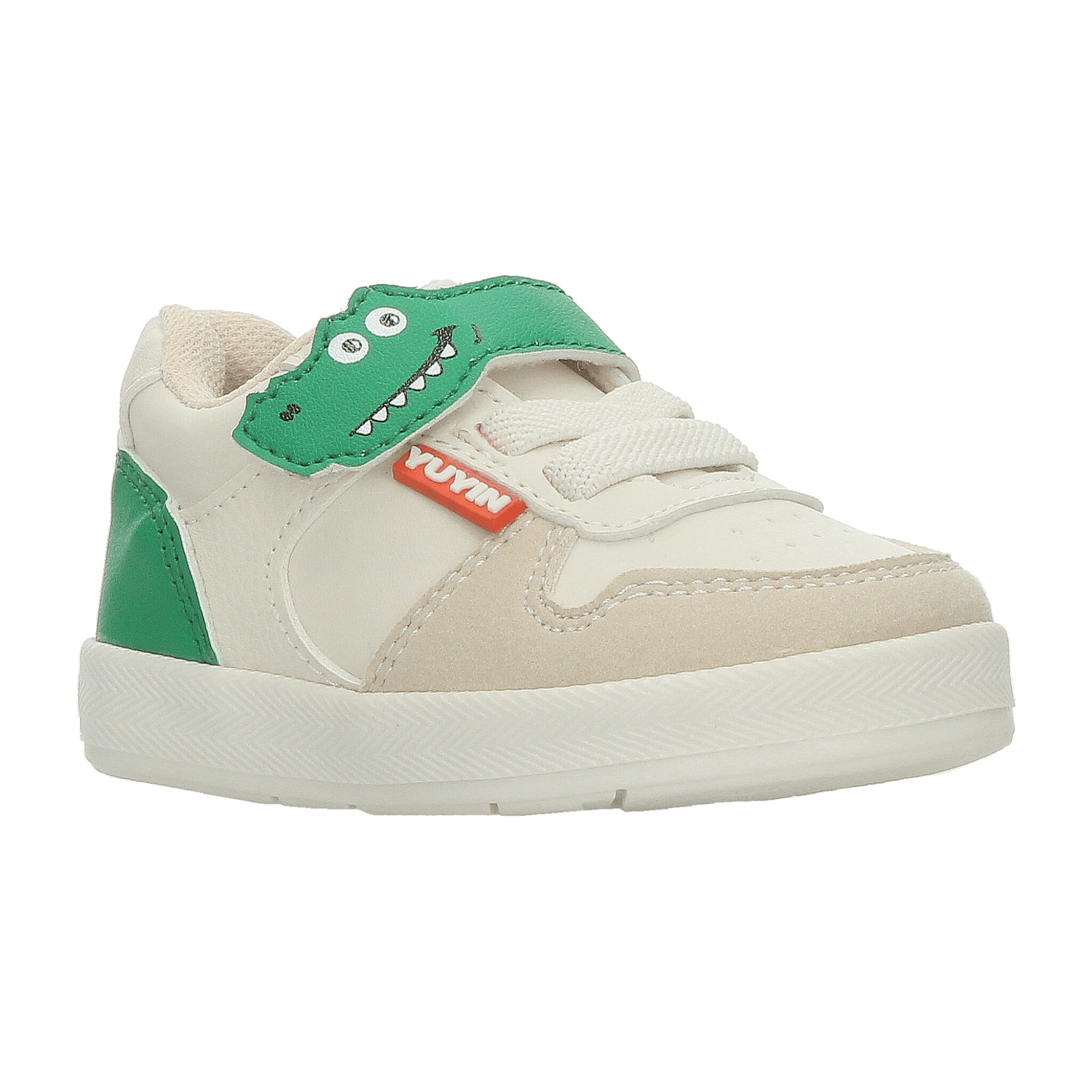 Tenis Yuyin Niño Casual Beige Dinosaurio Infantil T12-14 — imagen 2