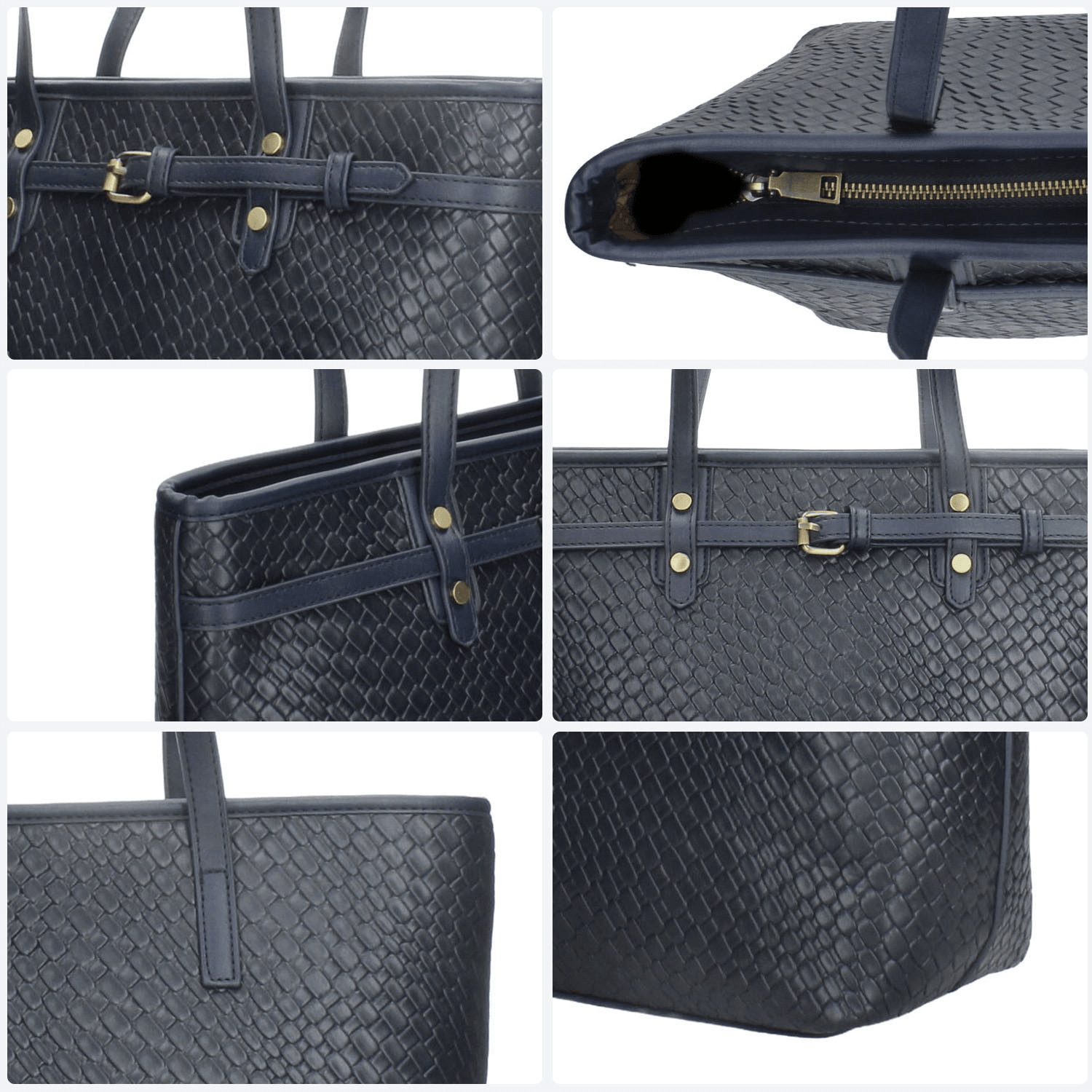 Bolsa Abisai Handbags Dama Casual Azul Mujer — imagen 4